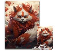 Puzzle da 1000 pezzi "Red Panda Art", puzzle difficile per adulti, attività educativa per le abilità cognitive, miglioramento delle abilità cognitive, 50x75CM/19,68x29,52 pollici