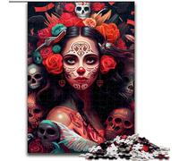 Puzzle da 1000 pezzi, regalo per il Giorno dei Morti, puzzle da 1000 pezzi per adulti, gioco educativo e divertente per interni, decorazione per la casa, dimensioni 50X75cm