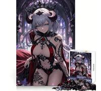 Puzzle da 1000 pezzi "Regina dei Demoni" in stile anime, ideale per sviluppare abilità logiche, per un relax consapevole e per un assemblaggio preciso Regalo perfetto (50x75cm)