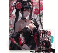 Puzzle da 1000 pezzi "Regina dei Vampiri dagli Occhi Rossi" per adolescenti, stimola la memoria, facile da realizzare, con bordi puliti, sorpresa natalizia (38x52cm)