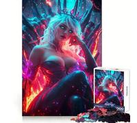 Puzzle da 1000 pezzi "Regina del Fuoco e del Ghiaccio" per ragazzi, gioco di logica, divertimento per tutta la famiglia, taglio di qualità, regalo elegante (50x75cm)