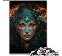 Puzzle da 1000 pezzi "Regina del Fuoco" in legno, attività divertente per la casa, 50x75cm, decorazione fai da te, regalo per le feste stimolante per il cervello