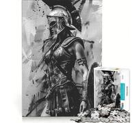 Puzzle da 1000 pezzi Regina e guerriera spartana gioco per famiglie attività divertenti da fare a casa compleanno e Natale 38x52cm