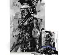 Puzzle da 1000 pezzi "Regina guerriera spartana" per adulti, gioco di logica, divertente da assemblare insieme, design elegante e raffinato (50x75cm)