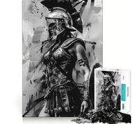 Puzzle da 1000 pezzi "Regina guerriera spartana" per adulti, gioco di logica, divertente da assemblare insieme, design elegante e raffinato (50x75cm)