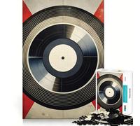 Puzzle da 1000 pezzi "Retro Music Beats Teenagers" - Gioco di logica per interni - Design elegante e memorabile - Regalo perfetto (50x75cm)