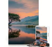 Puzzle da 1000 pezzi "Riflesso dell'albero" per adulti, stimolante per la mente, ideale per il relax e il benessere, con bordi uniformi Un bel regalo (38x26cm)