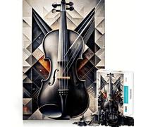 Puzzle da 1000 pezzi "Ritmi musicali retrò" per adolescenti, giocattolo stimolante per l'intelletto e il relax mentale, taglio di qualità, regalo per le vacanze (50x75cm)