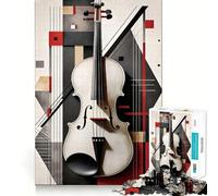 Puzzle da 1000 pezzi "Ritmi musicali retrò" per adolescenti, gioco di logica, divertimento in famiglia, bordi trasparenti, una piacevole sorpresa (38x26cm)