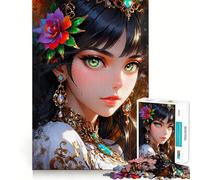 Puzzle da 1000 pezzi "Ritratto di Bellezza Divina" per adulti, un gioco stimolante e divertente da fare insieme, con tagli precisi per un'opera d'arte da esporre (38x26cm)