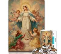 Puzzle da 1000 pezzi Ritratto di Maria La Madre Puzzle per adolescenti 1000 pezzi, giocattoli educativi ideali come regalo per tutta la famiglia 26x38cm