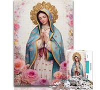 Puzzle da 1000 pezzi Ritratto di Maria Madre Puzzle da 1000 pezzi per adolescenti, antistress Sfida difficile Decorazione unica per la casa e regali 50x75cm