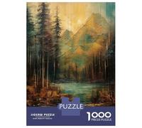 Puzzle Da 1000 Pezzi River Runs Through It Puzzle Per Adulti Gioco Rompicapo Ma Divertente E Umoristico Offerta Regalo Per Tutta La Famiglia 52x38cm/1000pcs