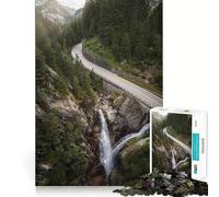 Puzzle da 1000 pezzi "Road to Paradise" per adolescenti, ideale per migliorare la memoria, per un relax informale e per esporre opere d'arte dai tagli netti (38x26cm)
