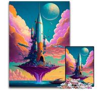 Puzzle da 1000 pezzi "Rocket The Sea", fantastico puzzle per adulti, ideale per gli innamorati, perfetto regalo di Natale, Capodanno e San Valentino, 50x75cm/19,68x29,52 pollici.