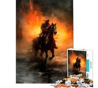 Puzzle da 1000 pezzi Rogue Warrior gioco rilassante sfida per l'intelligenza e la mente giocattolo avvincente regalo per donne e uomini gara di velocità manuale (dimensioni 38x52cm)