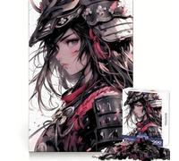 Puzzle da 1000 pezzi "RONIN SAMURAI GIRL" per adulti, gioco di logica e divertimento, bordi lisci, decorazione da parete (38x26cm)