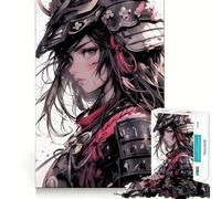 Puzzle da 1000 pezzi "RONIN SAMURAI GIRL" per adulti, gioco di logica e divertimento, bordi lisci, decorazione da parete (38x26cm)