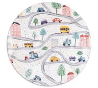 Puzzle da 1000 pezzi, rotondo, per auto e strade, decorazione per la casa, perfetto per la decorazione della casa e regali, 1000 pezzi (67,5 x 67,5 cm)