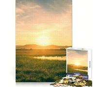Puzzle da 1000 pezzi "Ruscello nel bosco" per adolescenti, ideale per ricordare, migliorare, calmare la mente, con un'opera d'arte nitida e da collezione 50x75cm