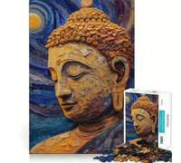 Puzzle da 1000 pezzi "Saggezza Celeste",taglio liscio,gioco creativo,giocattolo rilassante,regalo di Natale per il tempo libero (38x52cm)
