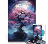 Puzzle da 1000 pezzi "Sakura Tree Dreamscape" per adulti e ragazzi Un'esperienza di gioco rilassante e divertente, con tagli precisi Oggetto da collezione (50x75cm)