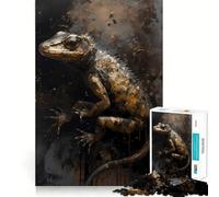 Puzzle da 1000 pezzi "Salamandra del Mondo Mitico" per adolescenti, gioco di logica puro, rilassante, con dettagli precisi e opere d'arte (50x75cm)