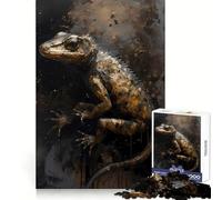 Puzzle da 1000 pezzi "Salamandra del Mondo Mitico" per adolescenti, gioco di logica puro, rilassante, con dettagli precisi e opere d'arte (50x75cm)