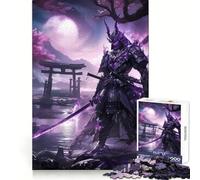 Puzzle da 1000 pezzi "Samurai alla Porta Torii" per adolescenti, gioco di puzzle divertente e stimolante da creare insieme, con tagli netti e oggetti da collezione (38x26cm)
