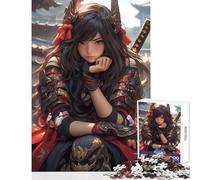 Puzzle da 1000 pezzi Samurai Assassin Princess Giocattolo educativo Ottimo regalo per gioco educativo Adatto per la decorazione del desktop Dimensioni 50x75cm