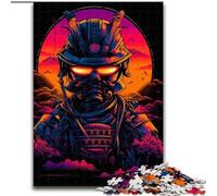 Puzzle da 1000 pezzi Samurai,colori vivaci,in legno,livello di abilità principiante,ideale come regalo di compleanno e per le feste,50x75cm,attività per adulti e famiglie,regalo fai da te per la casa
