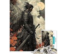 Puzzle da 1000 pezzi Samurai con ali Puzzle per ragazzi Corsa di velocità manuale per compleanno Natale compleanno e Natale 38x26cm