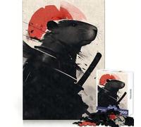 Puzzle da 1000 pezzi Samurai del Castoro per adulti, esercizio mentale, svago rilassante, dimensioni perfette, (38x26cm)