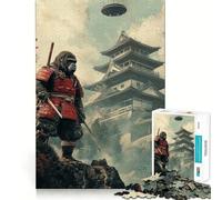 Puzzle da 1000 pezzi Samurai Gorilla Teenagers, gioco di logica, divertimento in casa, bordo premium, regalo memorabile (38x26cm)