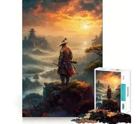 Puzzle da 1000 pezzi "Samurai si nasconde tra le montagne" per adulti, ideale per rafforzare la memoria, alleviare lo stress e creare una sorpresa di compleanno (38x26cm)