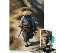 Puzzle da 1000 pezzi "Samurai su sentiero di montagna" per ragazzi, ideale per rafforzare la memoria, creare un'atmosfera rilassante e divertente, con bordi di qualità e un regalo perfetto (50x75cm)