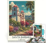 Puzzle da 1000 pezzi, Santa Barbara, CA, gioco rompicapo, sfida impegnativa, ideale come regalo per tutta la famiglia 50x75cm