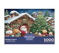 Puzzle Da 1000 Pezzi Santa Claus, Puzzle Per Adulti, Puzzle Impegnativo, Per Tutta La Famiglia, Regali Per Donne, Tema Christmas Commemoration, 38x26cm/1000pcs | Intrattenimento Creativo