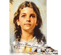 Puzzle da 1000 pezzi "Santa Maria Goretti" di difficoltà elevata, giochi educativi, giocattoli, regali di Natale (75x50 cm)