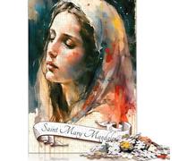 Puzzle da 1000 pezzi "Santa Maria Maddalena" per ragazzi e ragazze, difficoltà alta, ideale per rilassarsi (75x50 cm)