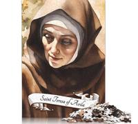 Puzzle da 1000 pezzi "Santa Teresa d'Avila" - Puzzle di difficoltà - Giochi educativi - Giocattoli - Regali di Natale (38x26 cm)
