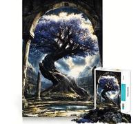 Puzzle da 1000 pezzi "Santuario del Fiore Abbandonato" per adulti, gioco di logica, per interni, taglio di precisione, regalo prezioso 50x75cm