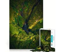 Puzzle da 1000 pezzi "Santuario Tropicale Segreto" per Adolescenti, Rompicapo, Gioco Rilassante, Taglio Premium, Regalo di Natale (38x52cm)