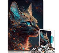 Puzzle da 1000 pezzi Savannah Cat Mythos Puzzle da 1000 pezzi per adolescenti, regali per amici e familiari per età 14 (50x75cm)