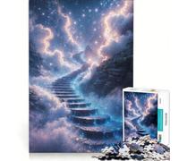 Puzzle da 1000 pezzi "Scala per il Paradiso" gioco rompicapo allena la mente e la manualità ideale come decorazione da scrivania 38x52cm