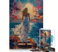 Puzzle da 1000 pezzi "Scala verso il Paradiso" per ragazzi, stimolante per la mente, ideale per il tempo libero, con bordi precisi e un regalo pensato con cura 38x52cm