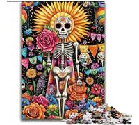 Puzzle da 1000 pezzi "Scheletro non morto" per adulti, un regalo perfetto per il divertimento in famiglia (dimensioni 26x38cm)
