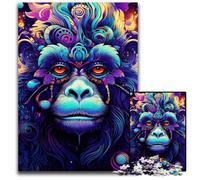 Puzzle da 1000 pezzi "Scimmia viola", puzzle difficile per adulti e adolescenti, serata di giochi in famiglia, idea regalo stimolante per il cervello, 50x75CM/19,68x29,52 pollici.