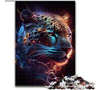 Puzzle da 1000 pezzi "Scrapling Thunder Jaguar" per adulti, dimensioni 26x38cm, rompicapo impegnativo per adolescenti, divertente serata di giochi in famiglia