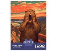 Puzzle Da 1000 Pezzi - Scream of Capybara Puzzle Gioco Rompicapo Decorazione Da Parete Offerta Come Regalo Per Tutta La Famiglia 38x26cm/1000pcs